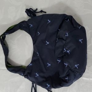 American eagle outfitters embroidery eagles bag purse navy